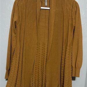 Women's Tan Sweater Cardigan